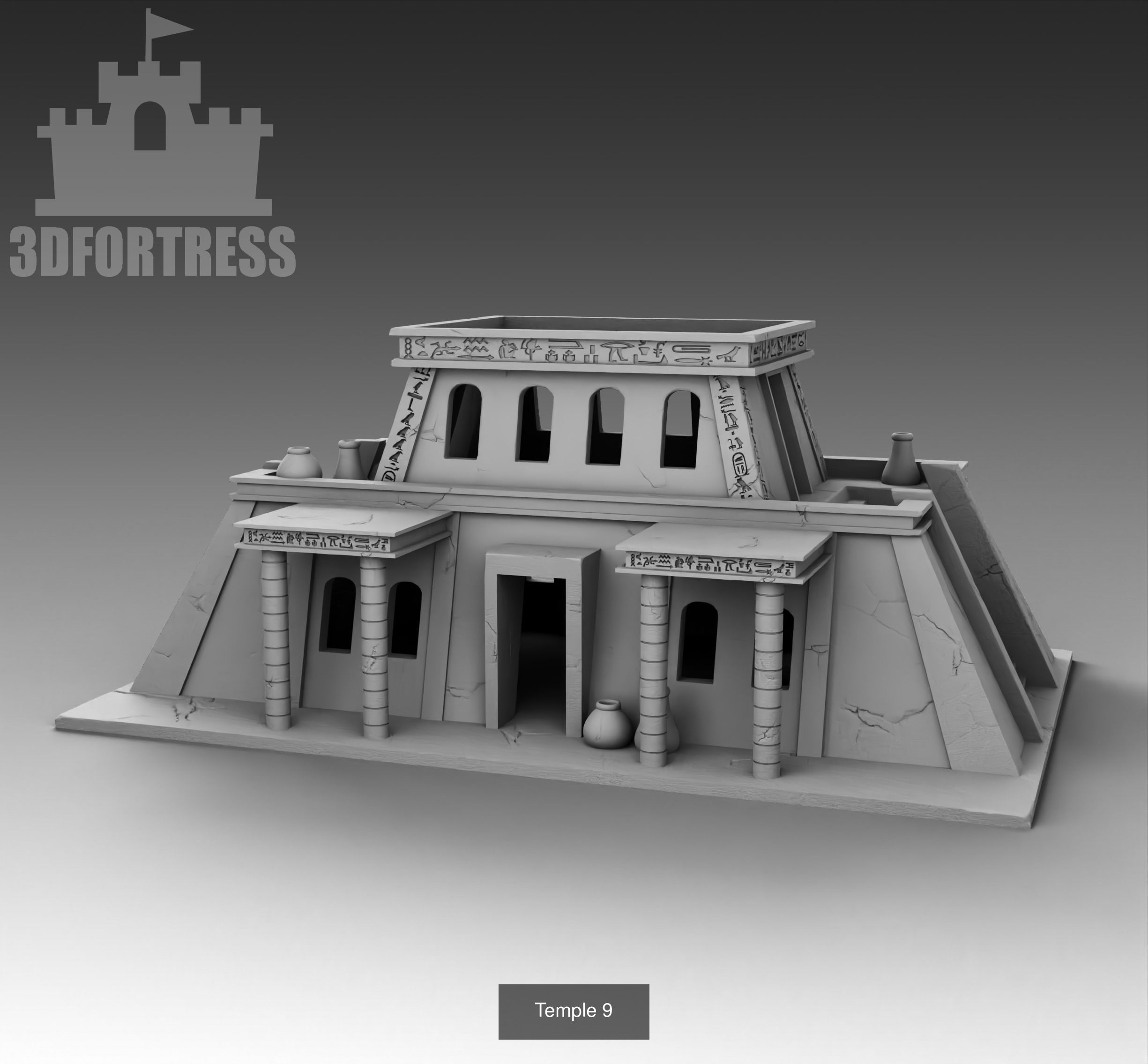 Egyptian architecture 3D Model Collection_4