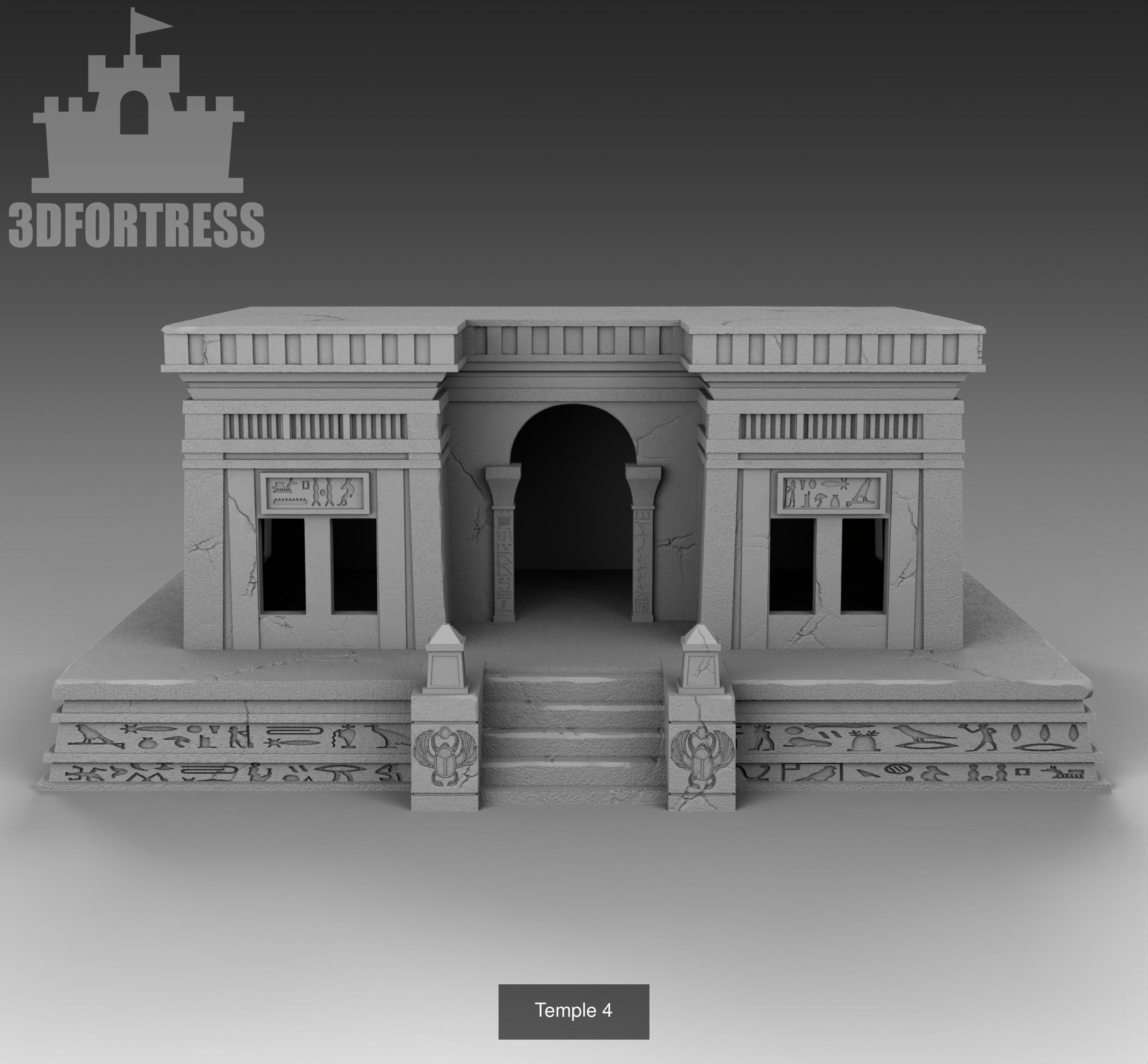 Egyptian architecture 3D Model Collection_9