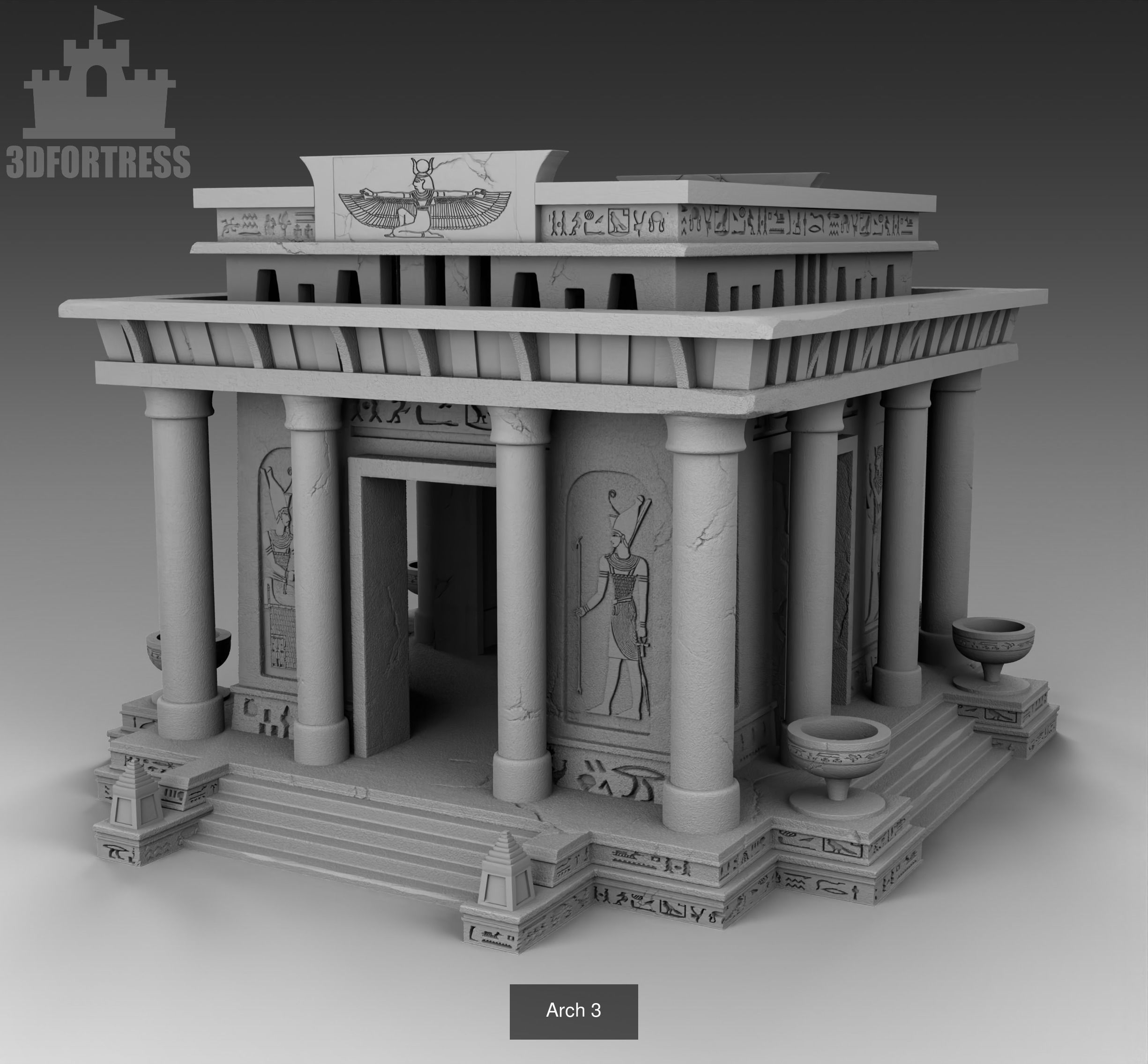 Egyptian architecture 3D Model Collection_22