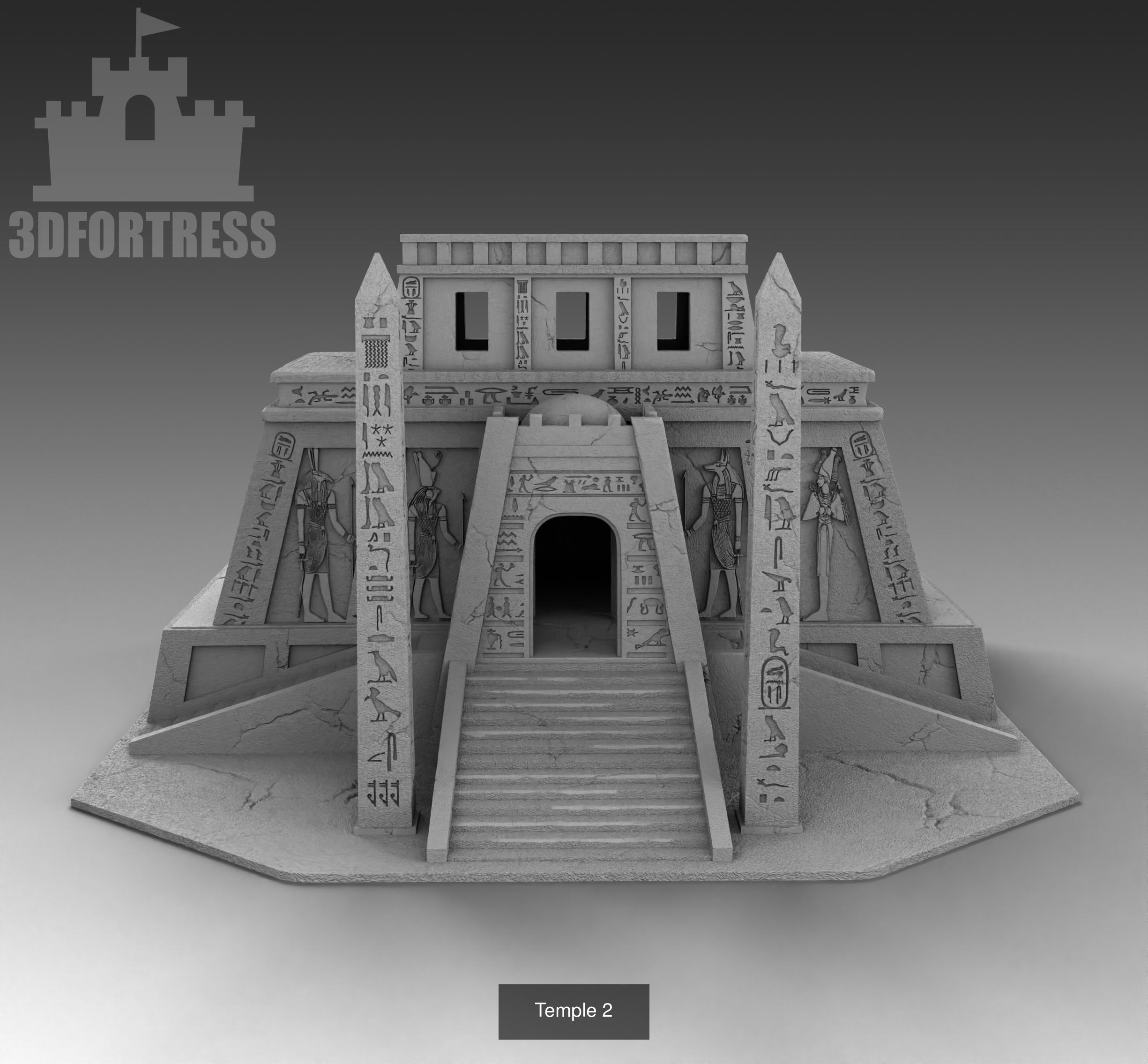 Egyptian architecture 3D Model Collection_11