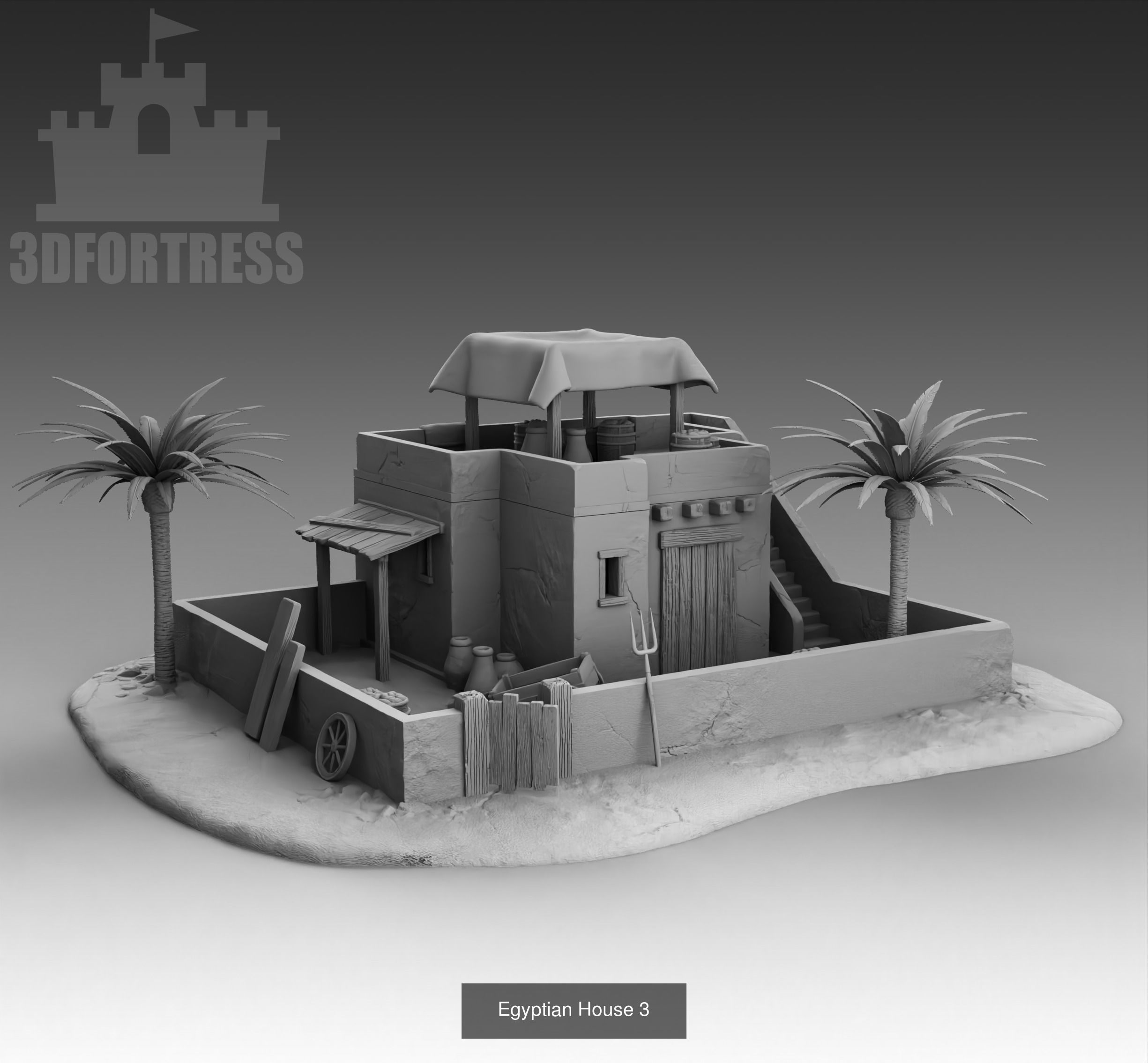 Egyptian architecture 3D Model Collection_19