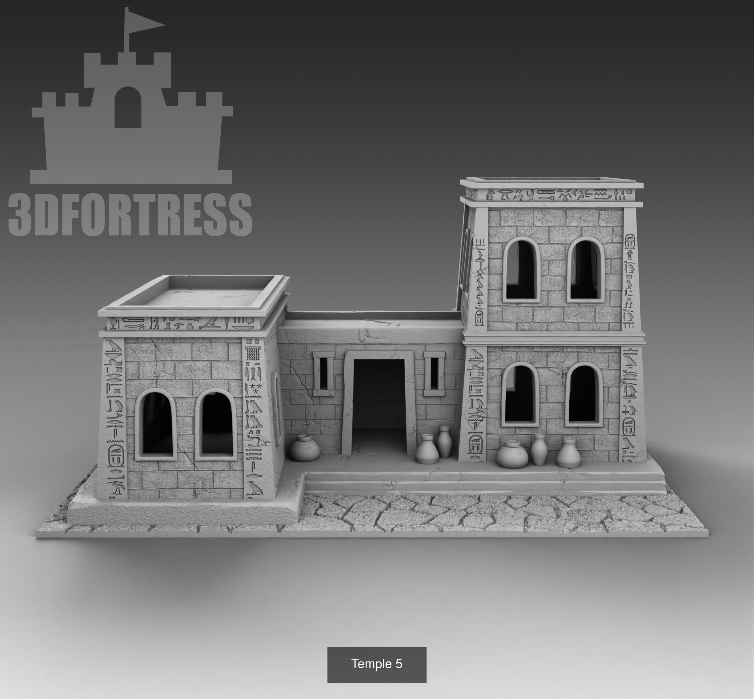 Egyptian architecture 3D Model Collection_8