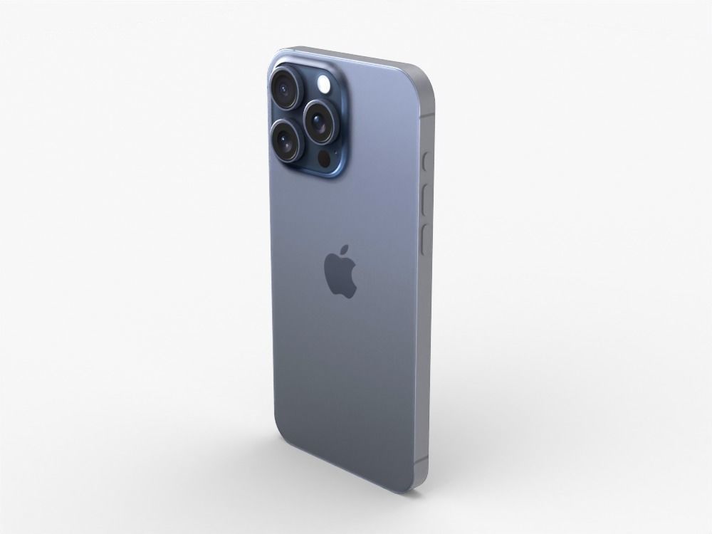 iPhone 15 Pro Max Low-poly 3D model_10