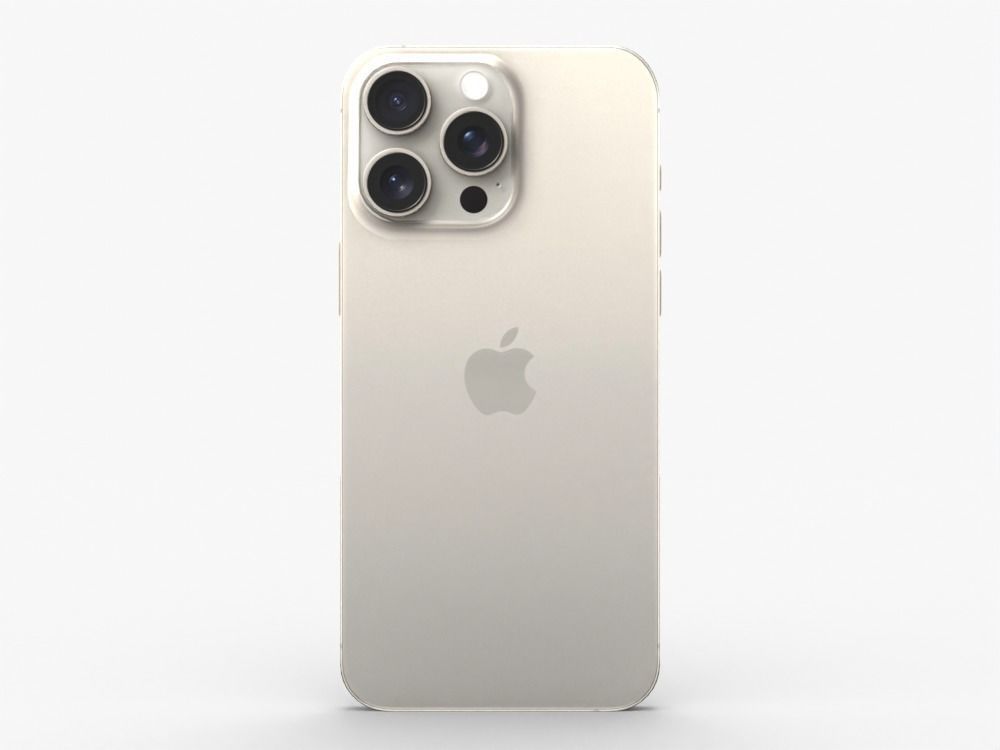 iPhone 15 Pro Max Low-poly 3D model_7