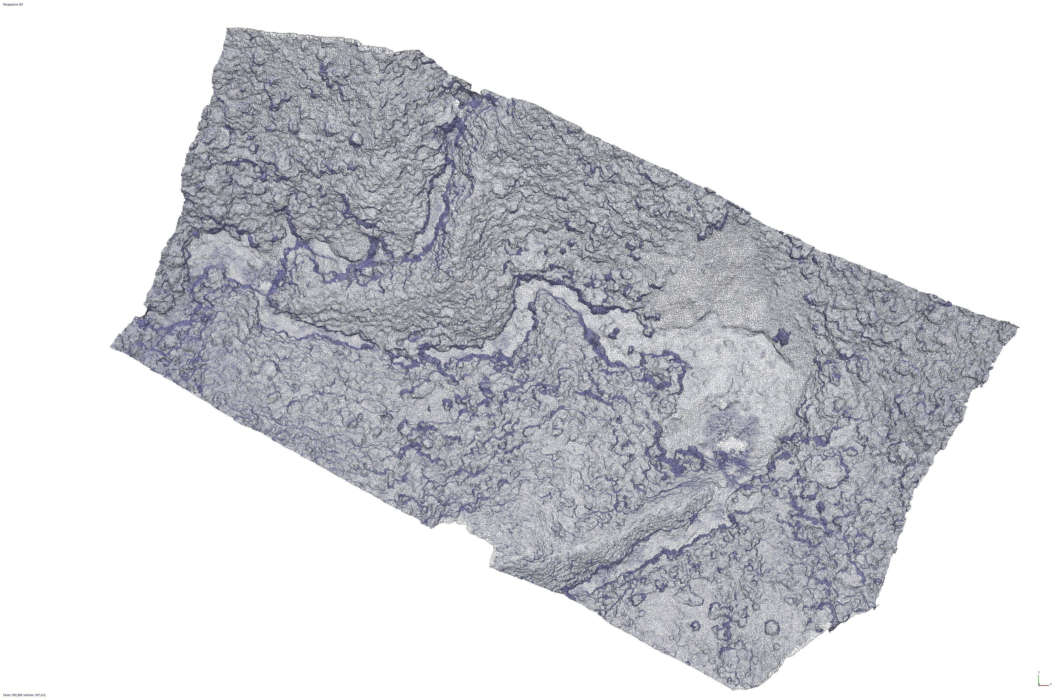 Rio Buey - Buey River Low-poly 3D model_19