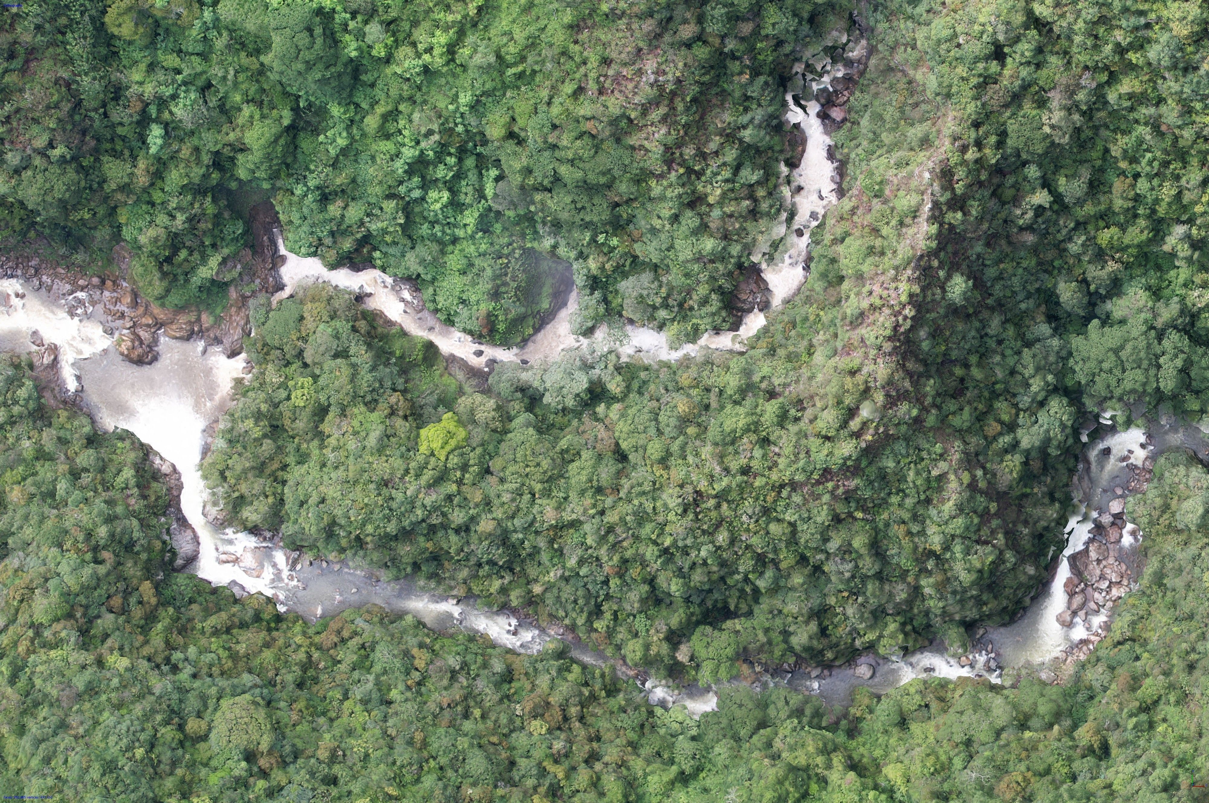 Rio Buey - Buey River Low-poly 3D model_6