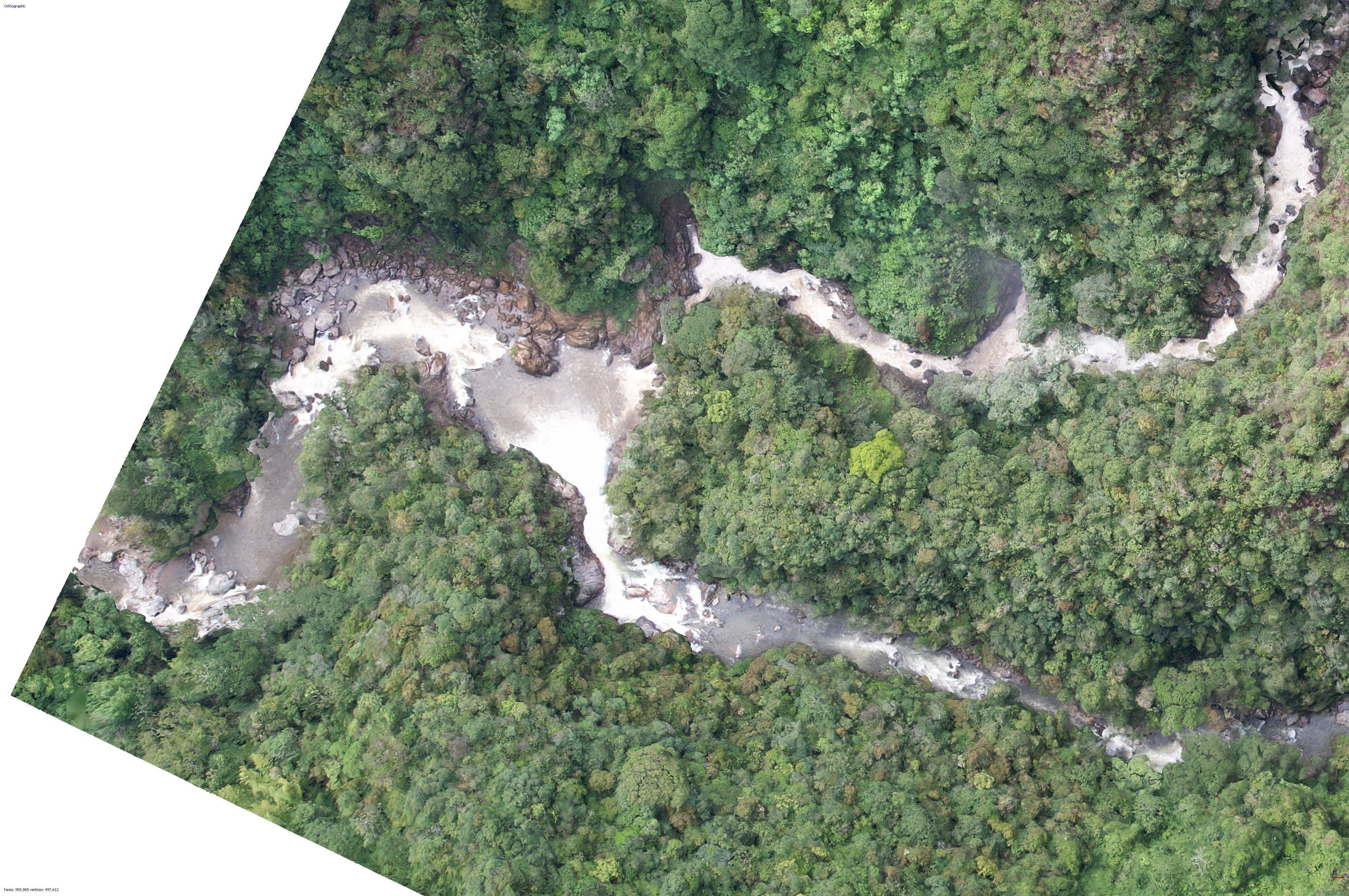 Rio Buey - Buey River Low-poly 3D model_7