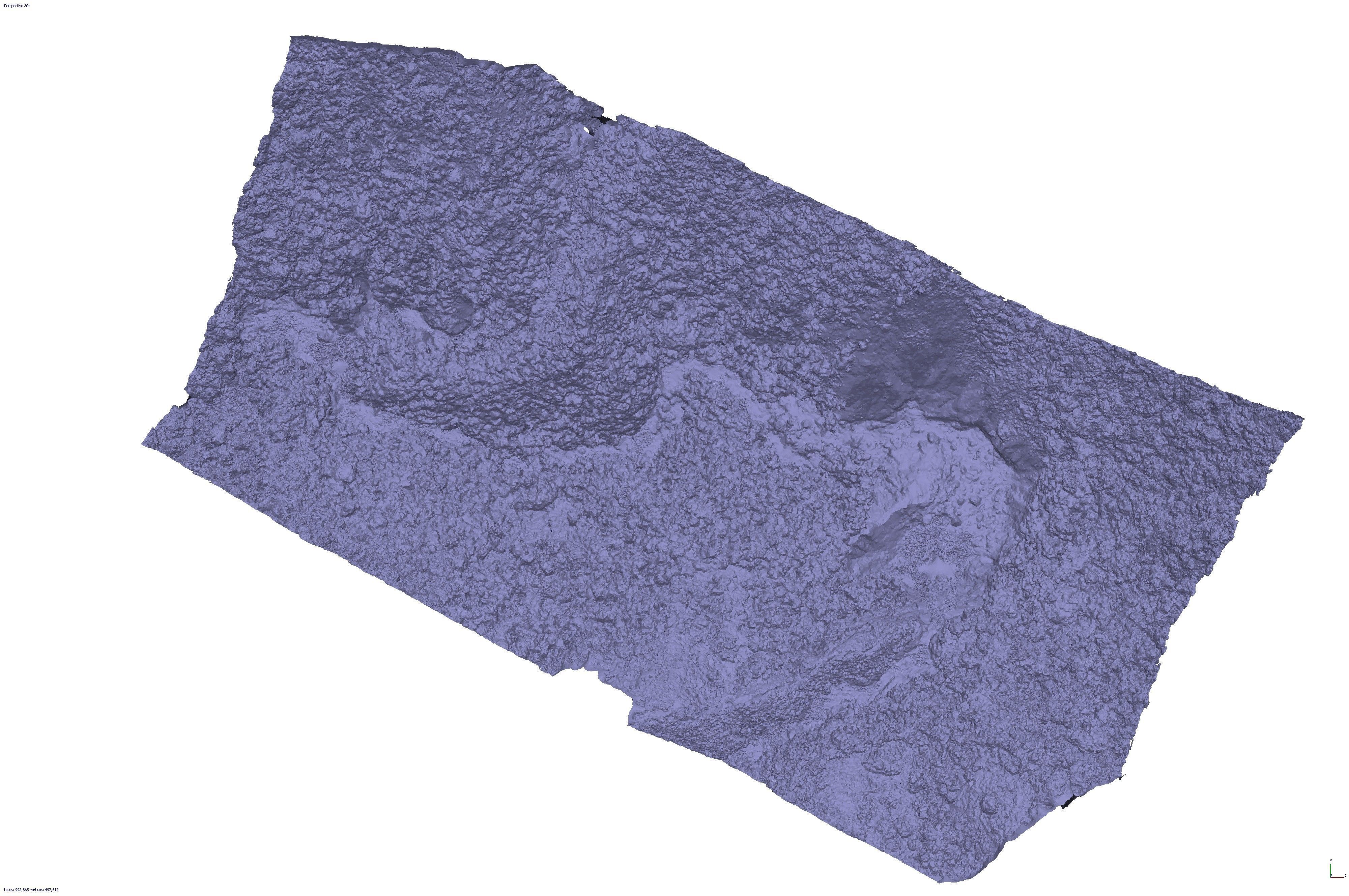 Rio Buey - Buey River Low-poly 3D model_18