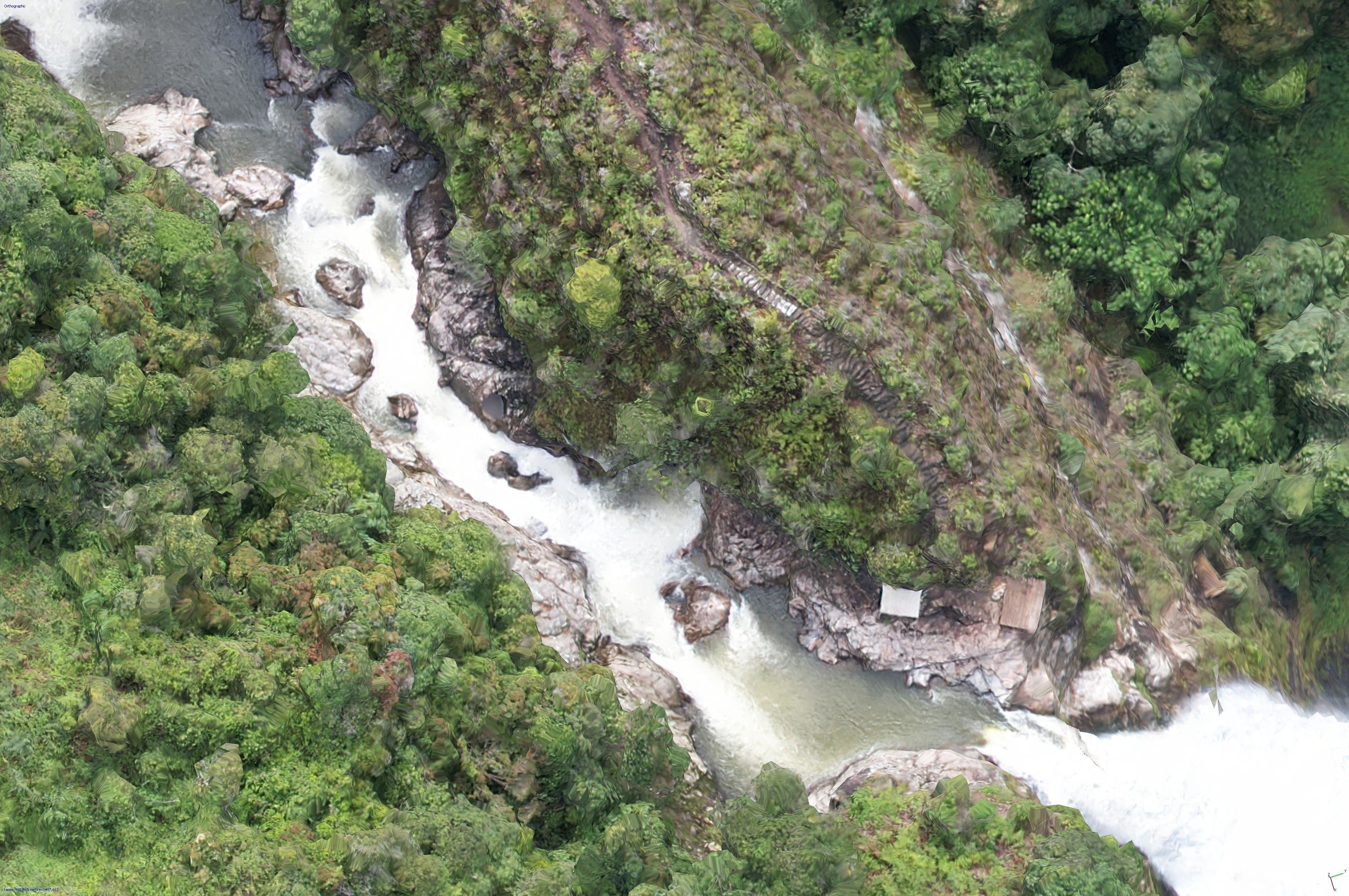 Rio Buey - Buey River Low-poly 3D model_10