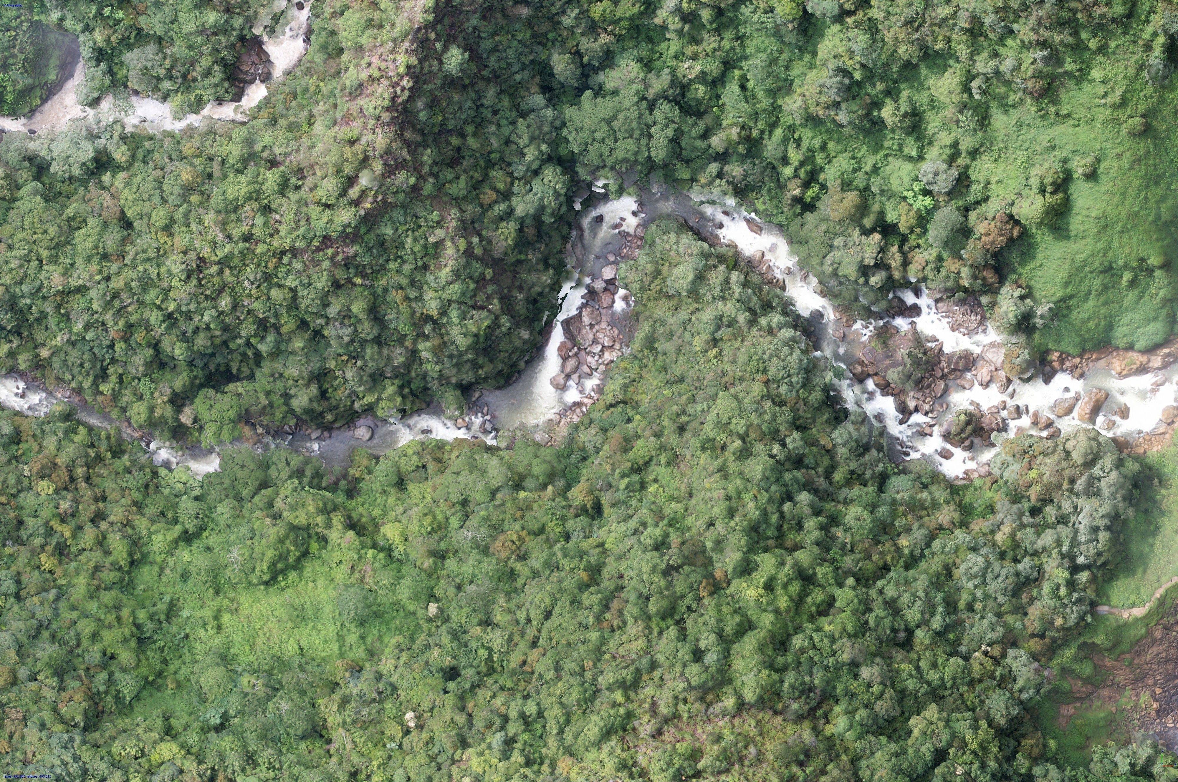 Rio Buey - Buey River Low-poly 3D model_5