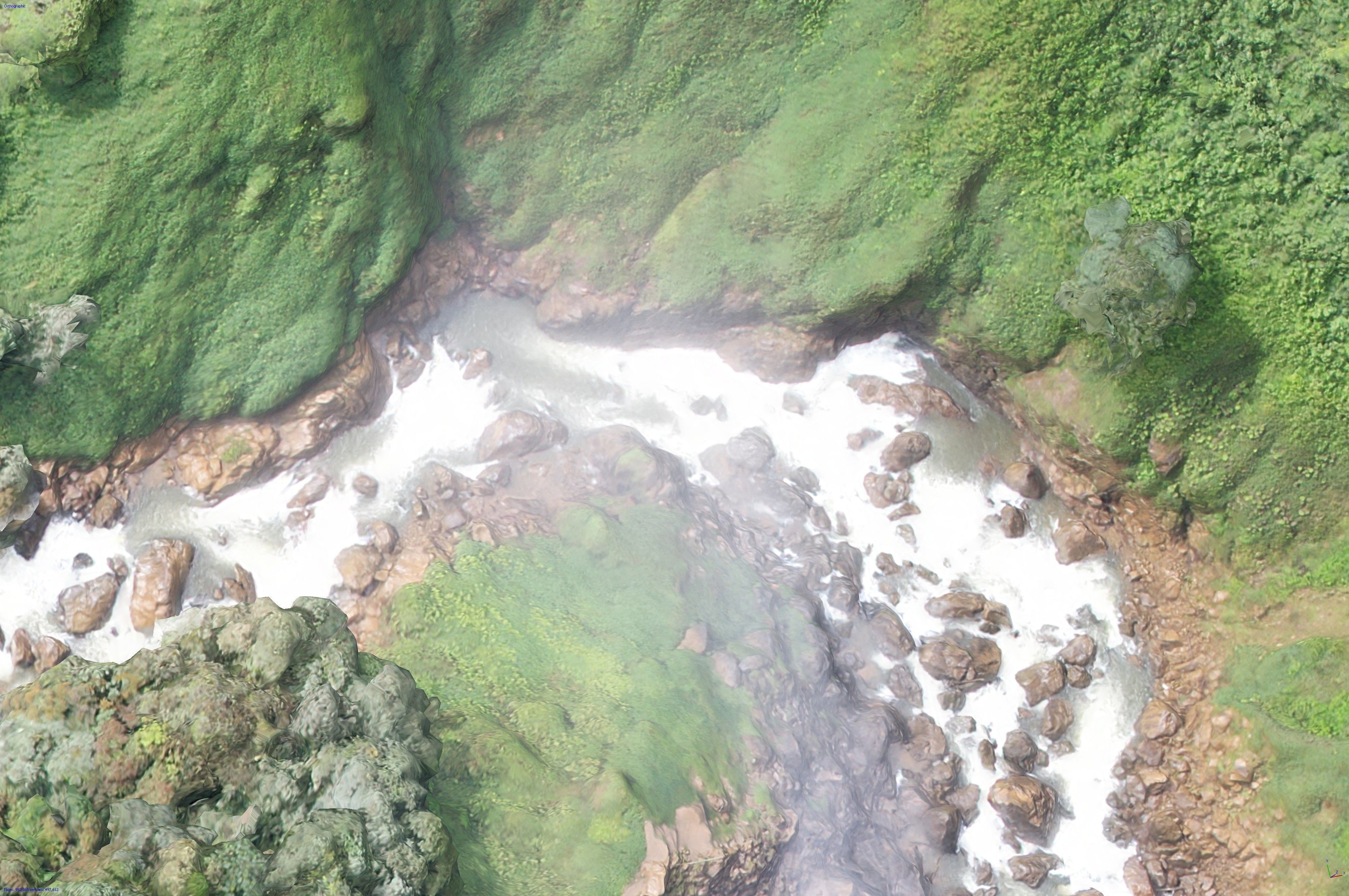 Rio Buey - Buey River Low-poly 3D model_13