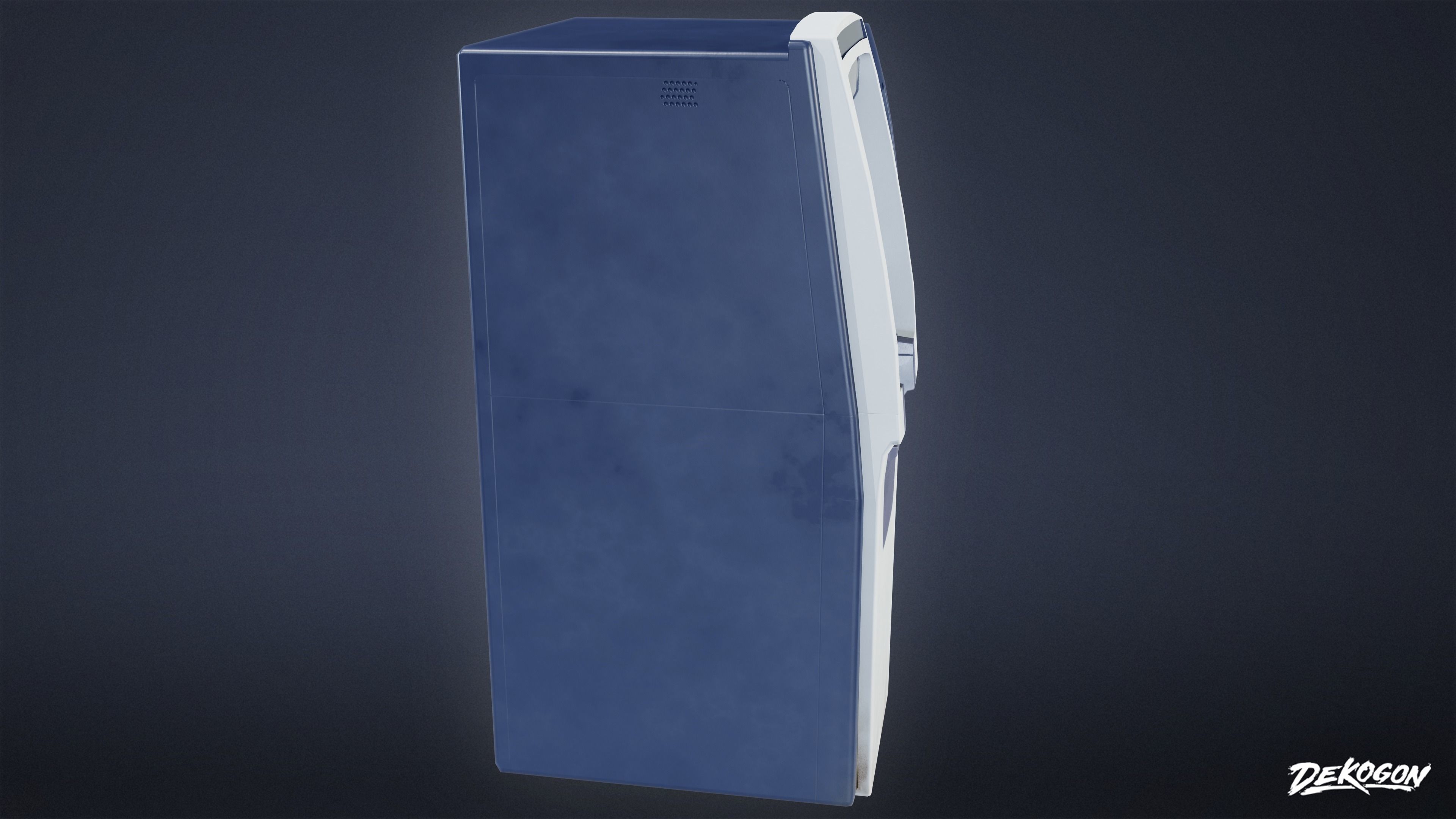 BANK HEIST - ATM 02 - LOW POLY Low-poly 3D model_2