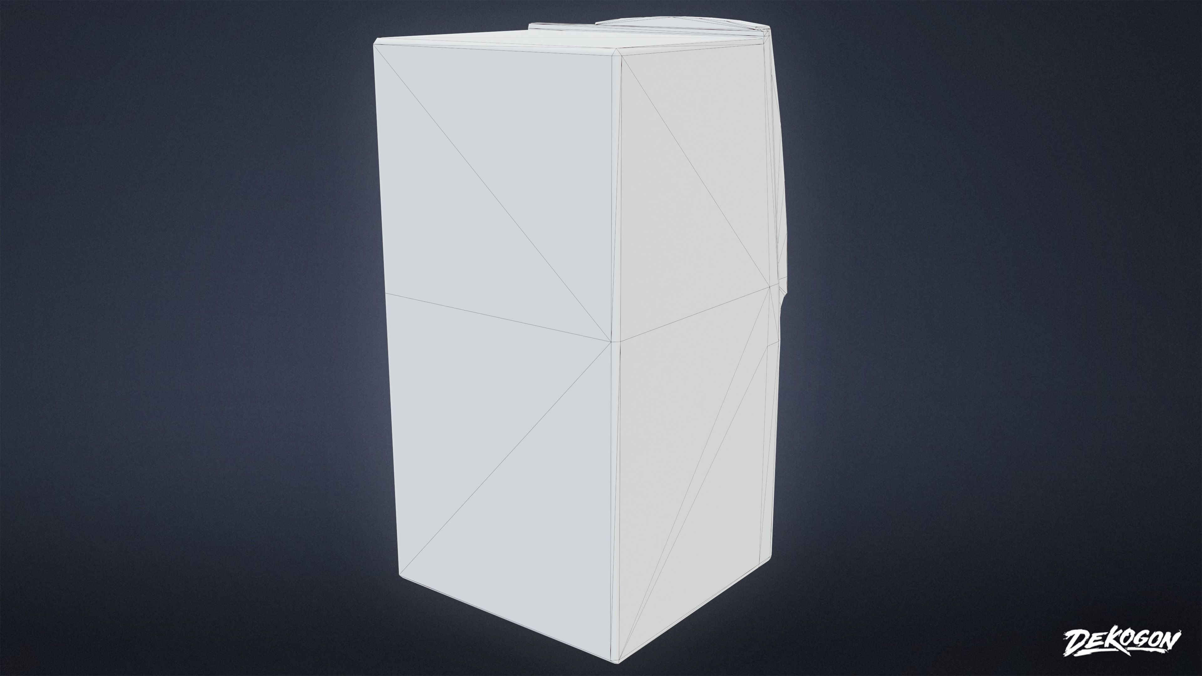 BANK HEIST - ATM 02 - LOW POLY Low-poly 3D model_9