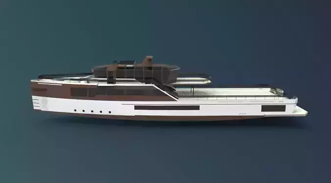Super yacht  3D model