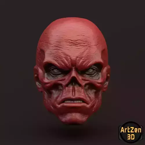 RedSkull Johann Shmidt 3D printable for action figures 3D print model