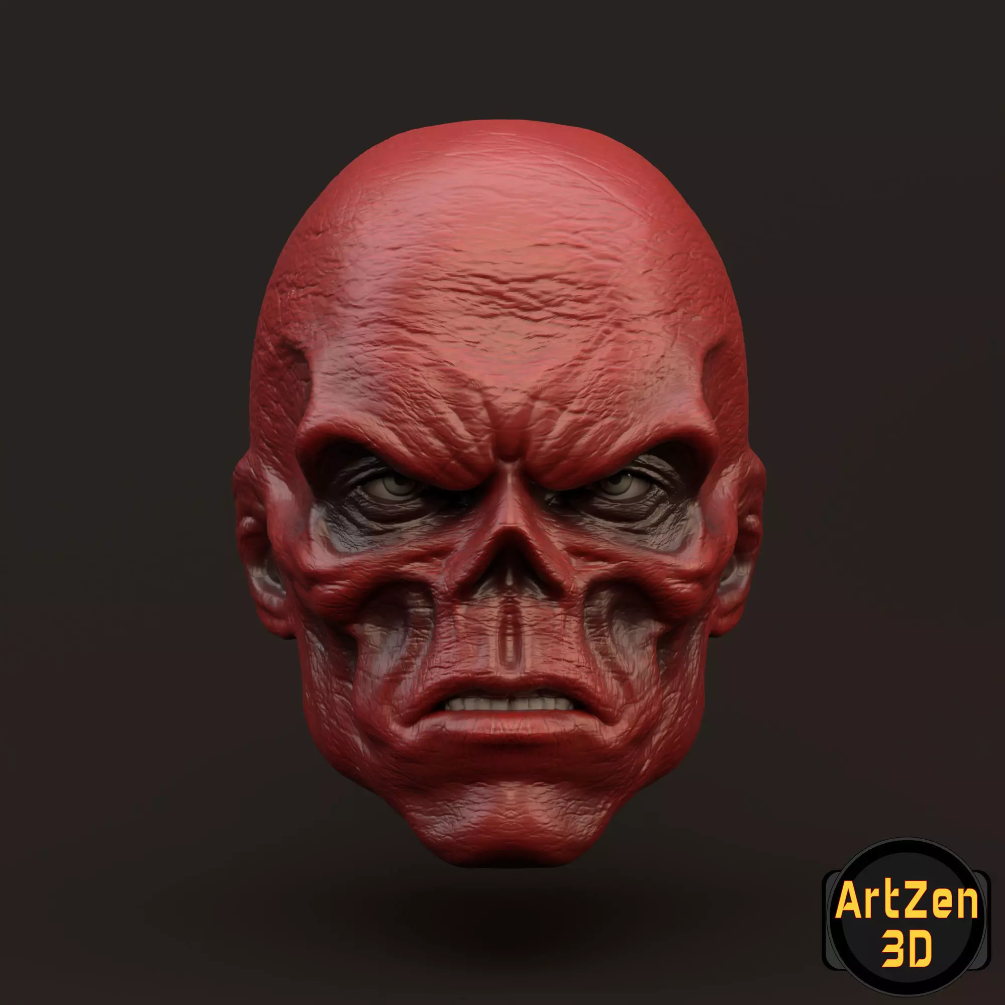 RedSkull Johann Shmidt 3D printable for action figures 3D print model