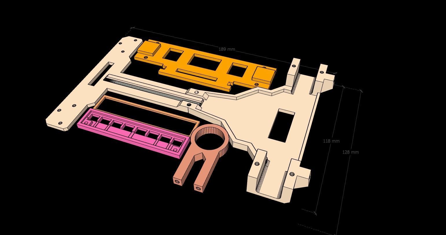 Line Tracker Car Chassis- 3D Printer Ready for Robotics Projects 3D print model_1