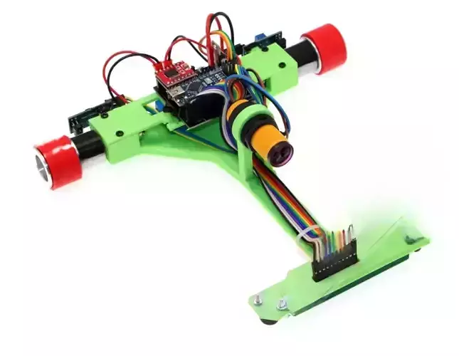 Line Tracker Car Chassis- 3D Printer Ready for Robotics Projects 3D print model