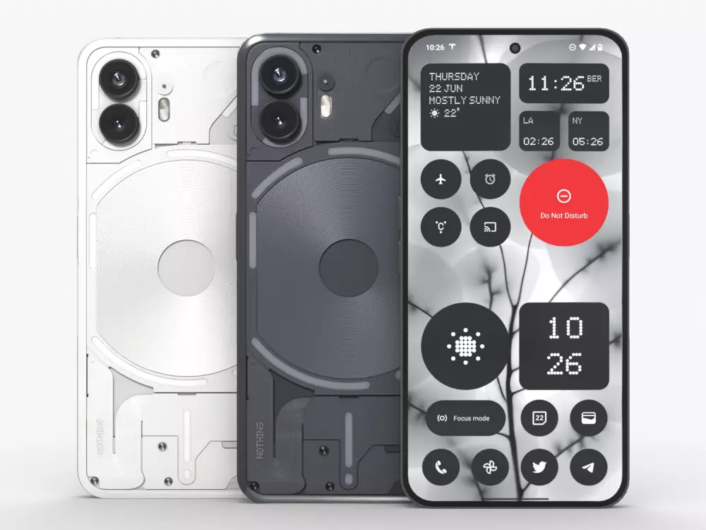 Nothing Phone 2 Low-poly 3D model