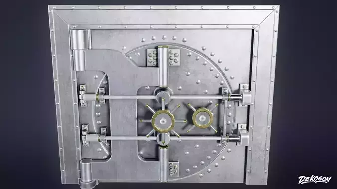 BANK HEIST - Bank Vault 01 - LOW POLY