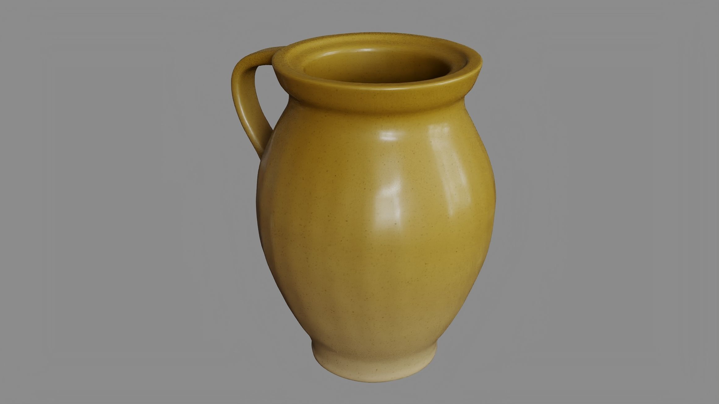 Clay Jug 3D model_3