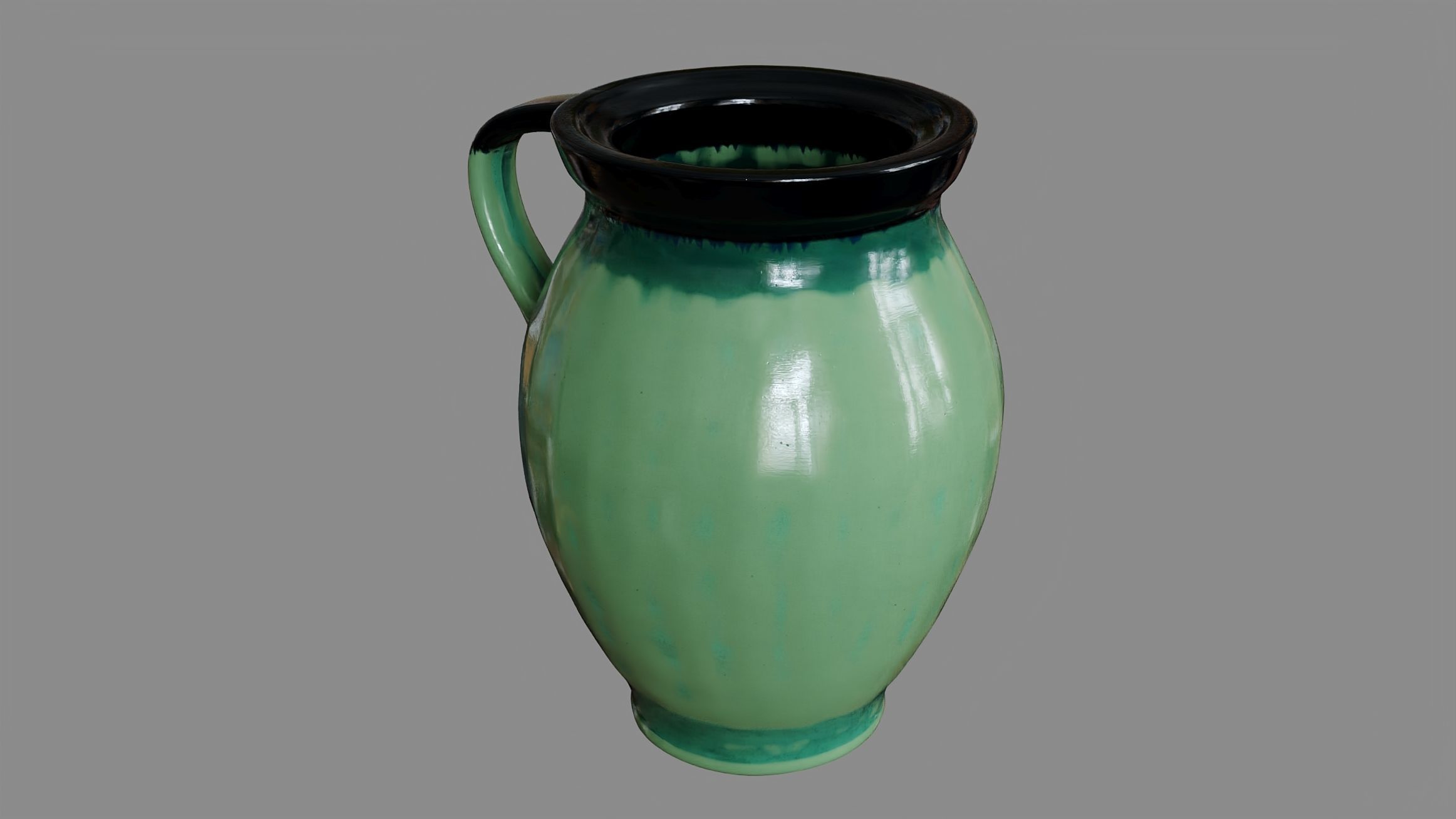 Clay Jug 3D model_6