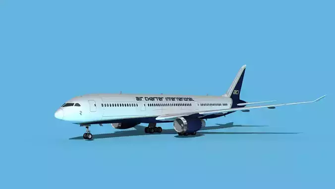 Boeing 787-9 Air Charter Intl 3D model