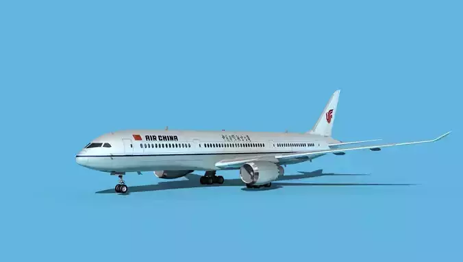 Boeing 787-9 Air China 3D model