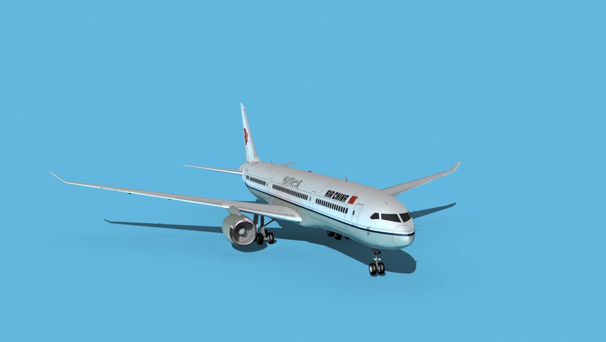 Boeing 787-9 Air China 3D model_2