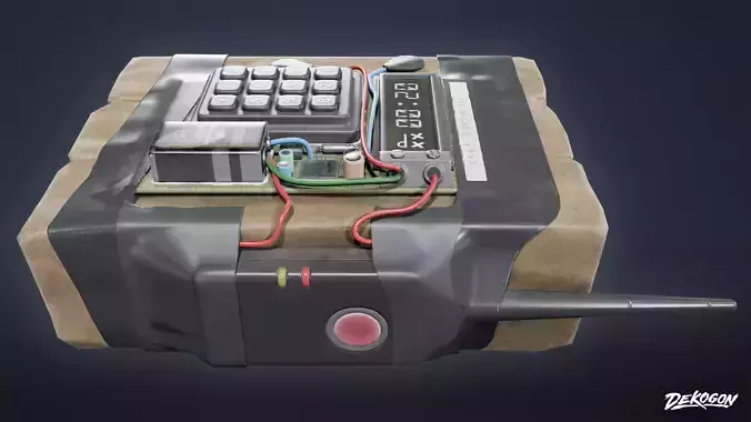 BANK HEIST - Bomb 01 - LOW POLY