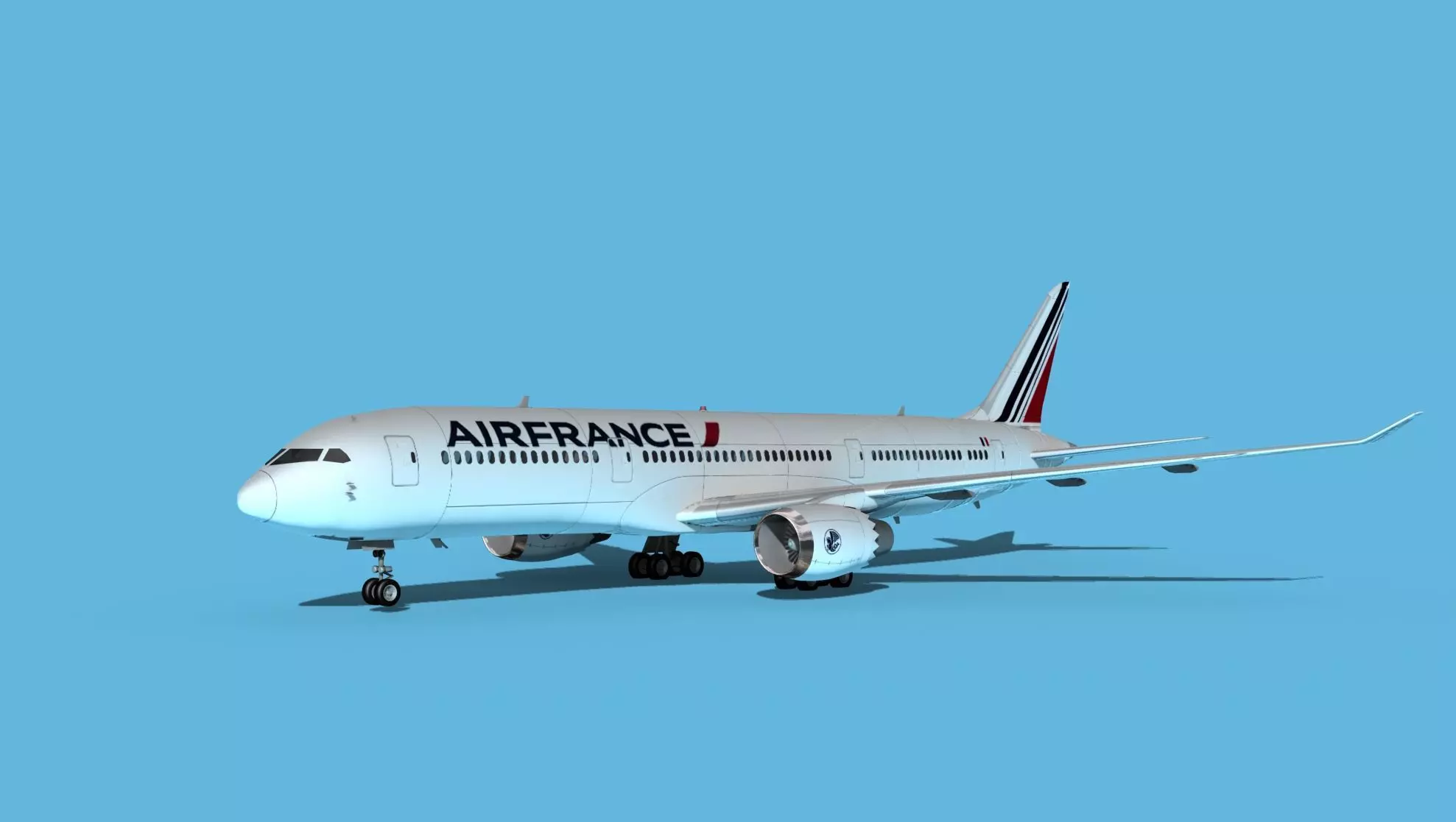 Boeing 787-9 Air France 3D model