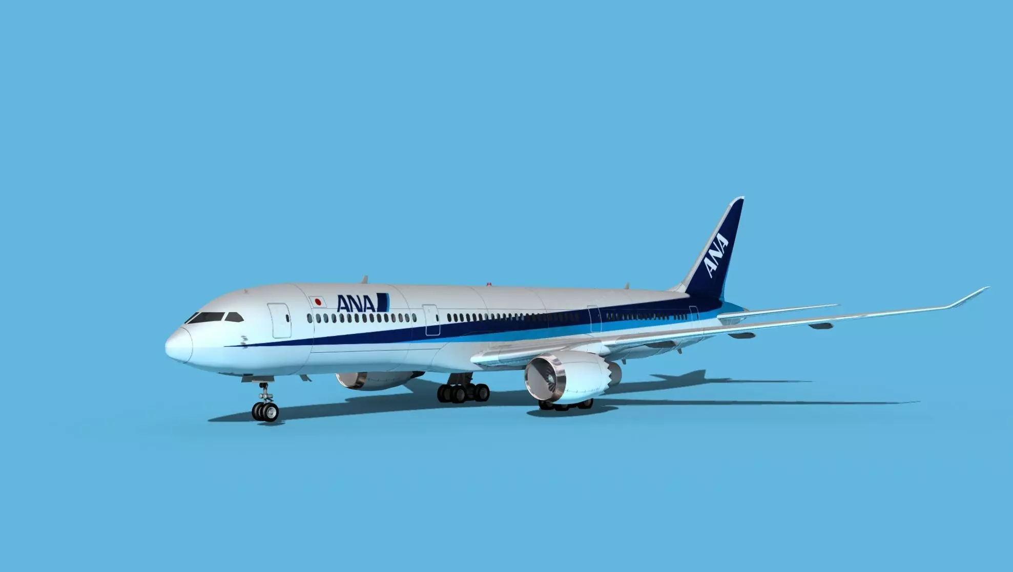 Boeing 787-9 ANA 3D model