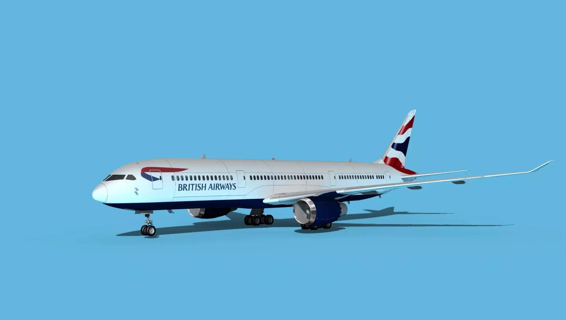 Boeing 787-9 British Airways 3D model