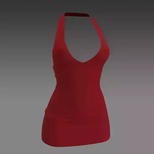 Woman Night Dress Marvelous OBJ FBX ZPAC