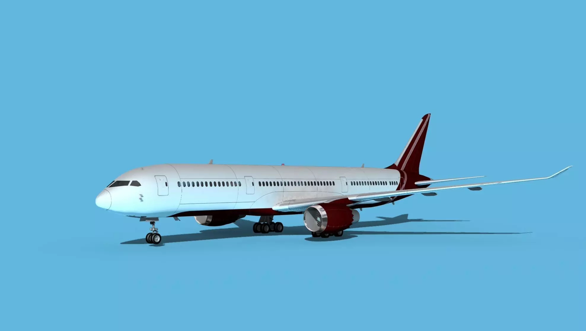 Boeing 787-9 Corporate 4 3D model