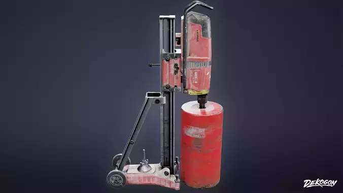 BANK HEIST - Coring Drill 01 - LOW POLY