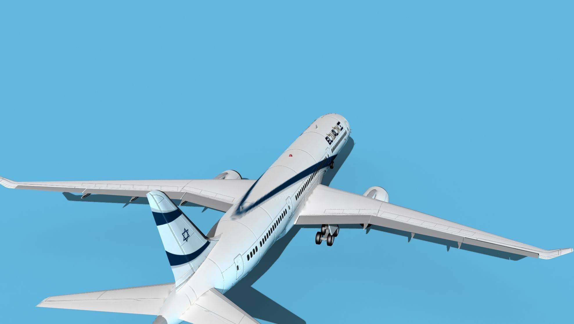 Boeing 787-9 El Al 3D model_6