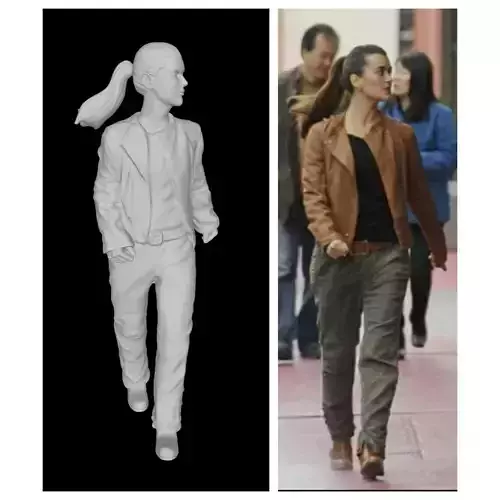 Ziva David - NCIS - Cote de Pablo - Special Agent - Radiance 3D print model