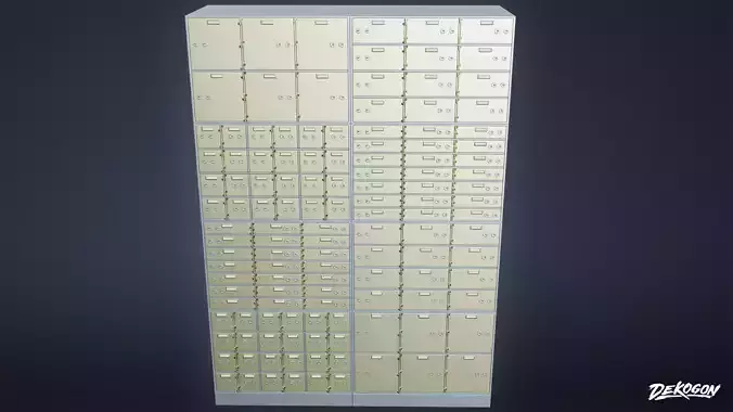 BANK HEIST - Deposit Box 01 - LOW POLY