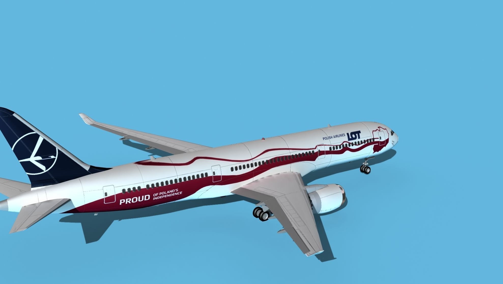Boeing 787-9 Polish LOT 2 3D model_5