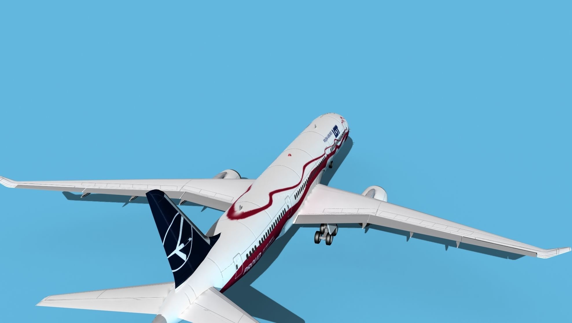 Boeing 787-9 Polish LOT 2 3D model_6