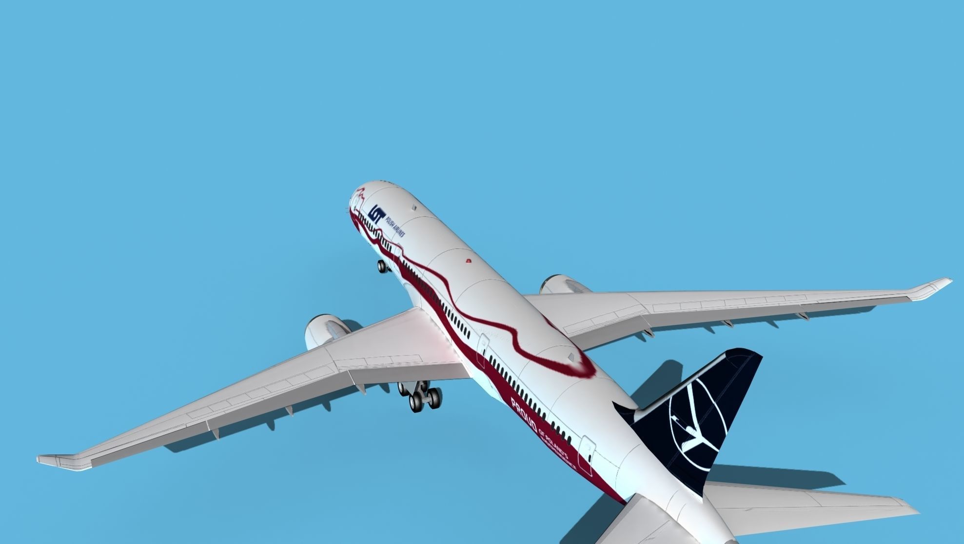 Boeing 787-9 Polish LOT 2 3D model_7