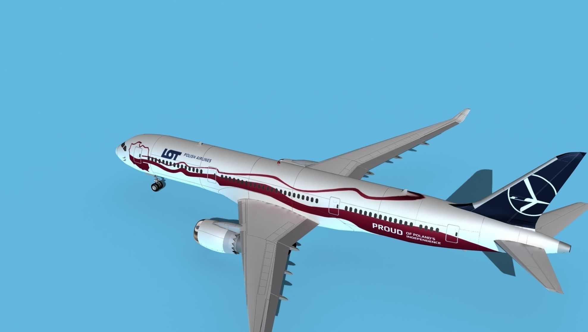 Boeing 787-9 Polish LOT 2 3D model_8