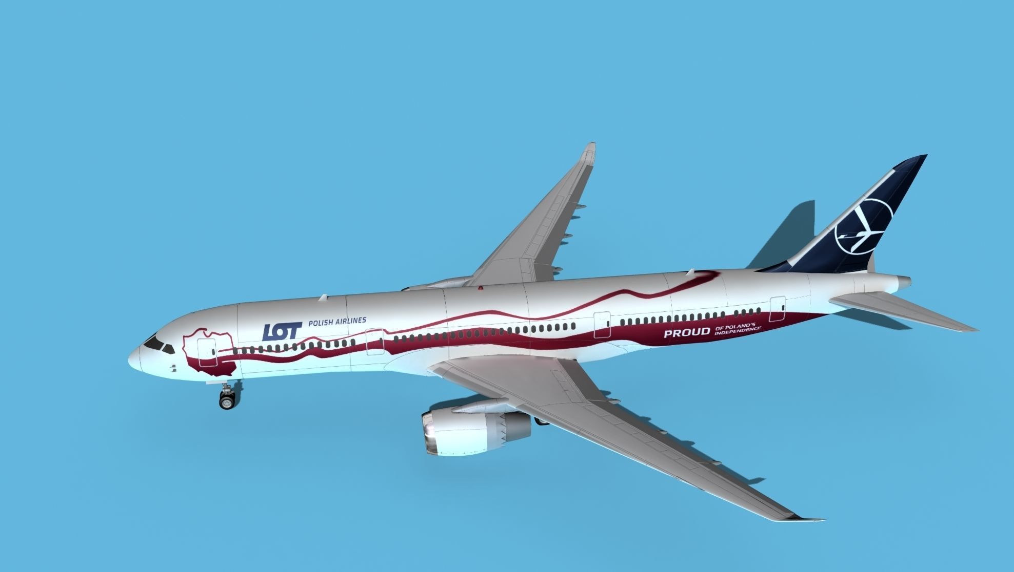 Boeing 787-9 Polish LOT 2 3D model_9
