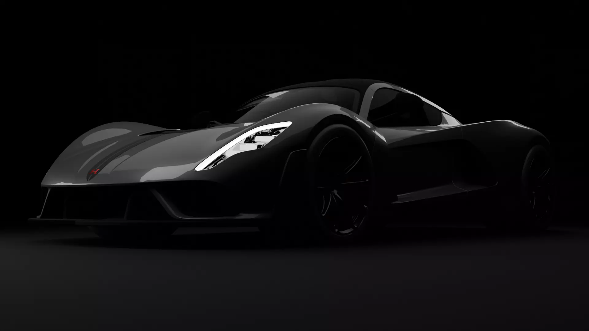 Hennessey f5 Free low-poly 3D model