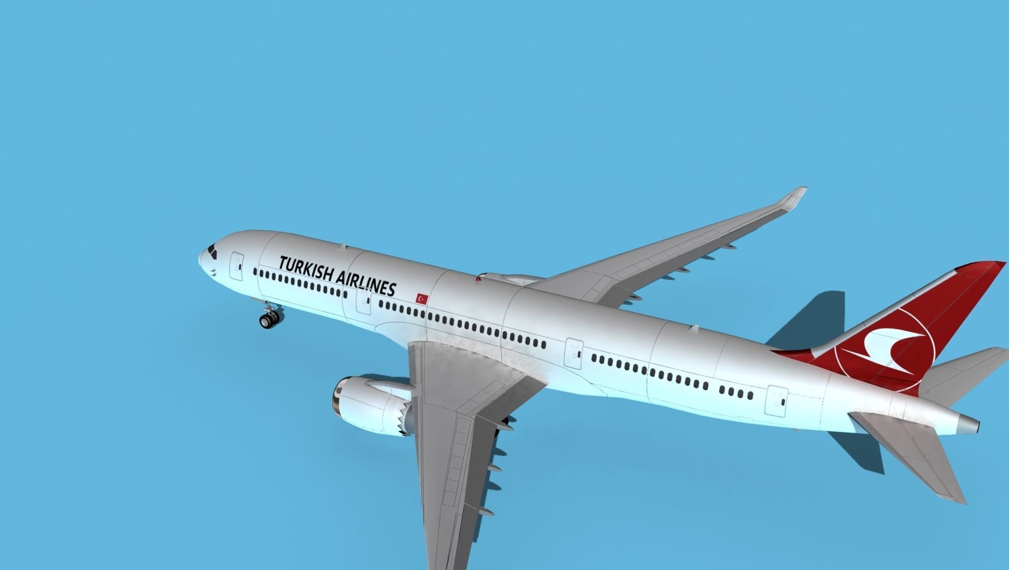 Boeing 787-9 Turkish Airlines 3D model_8