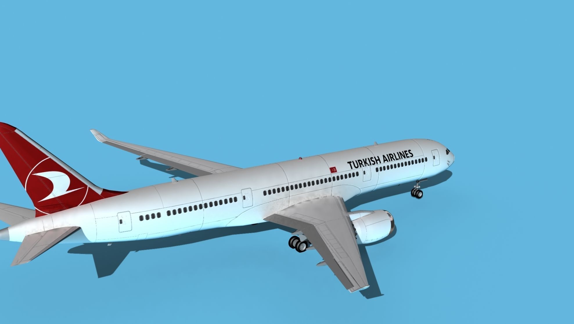 Boeing 787-9 Turkish Airlines 3D model_5