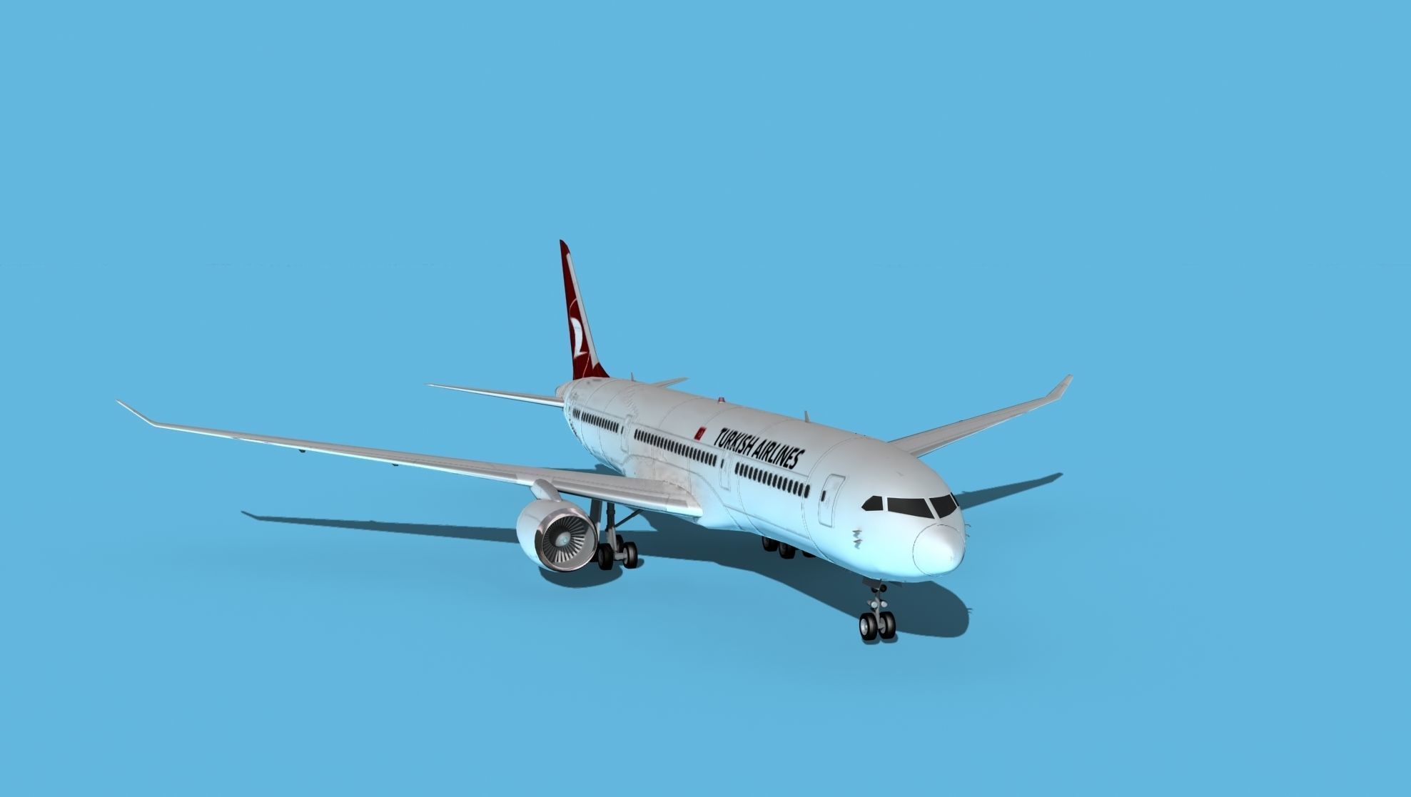 Boeing 787-9 Turkish Airlines 3D model_2
