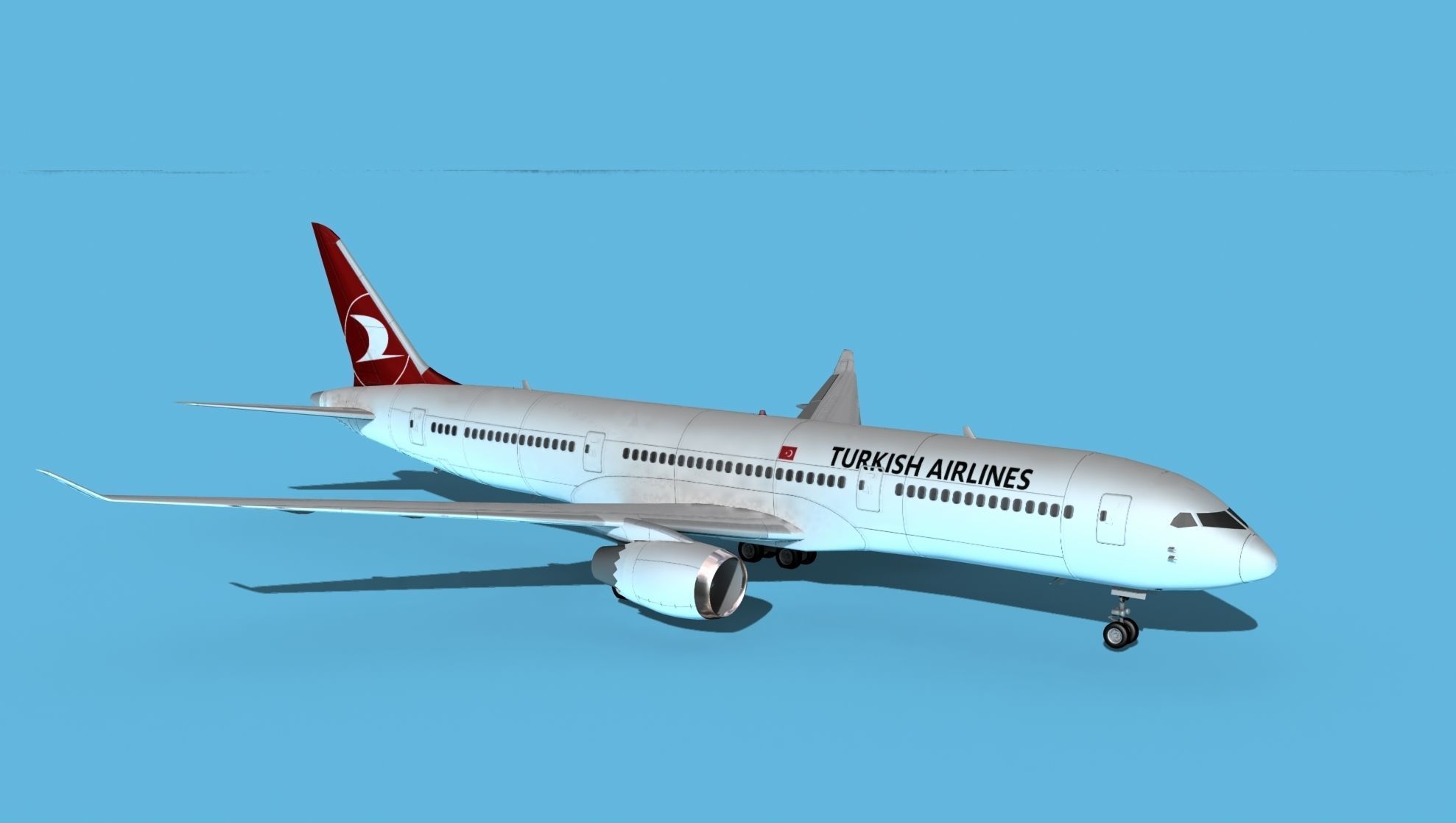Boeing 787-9 Turkish Airlines 3D model_3
