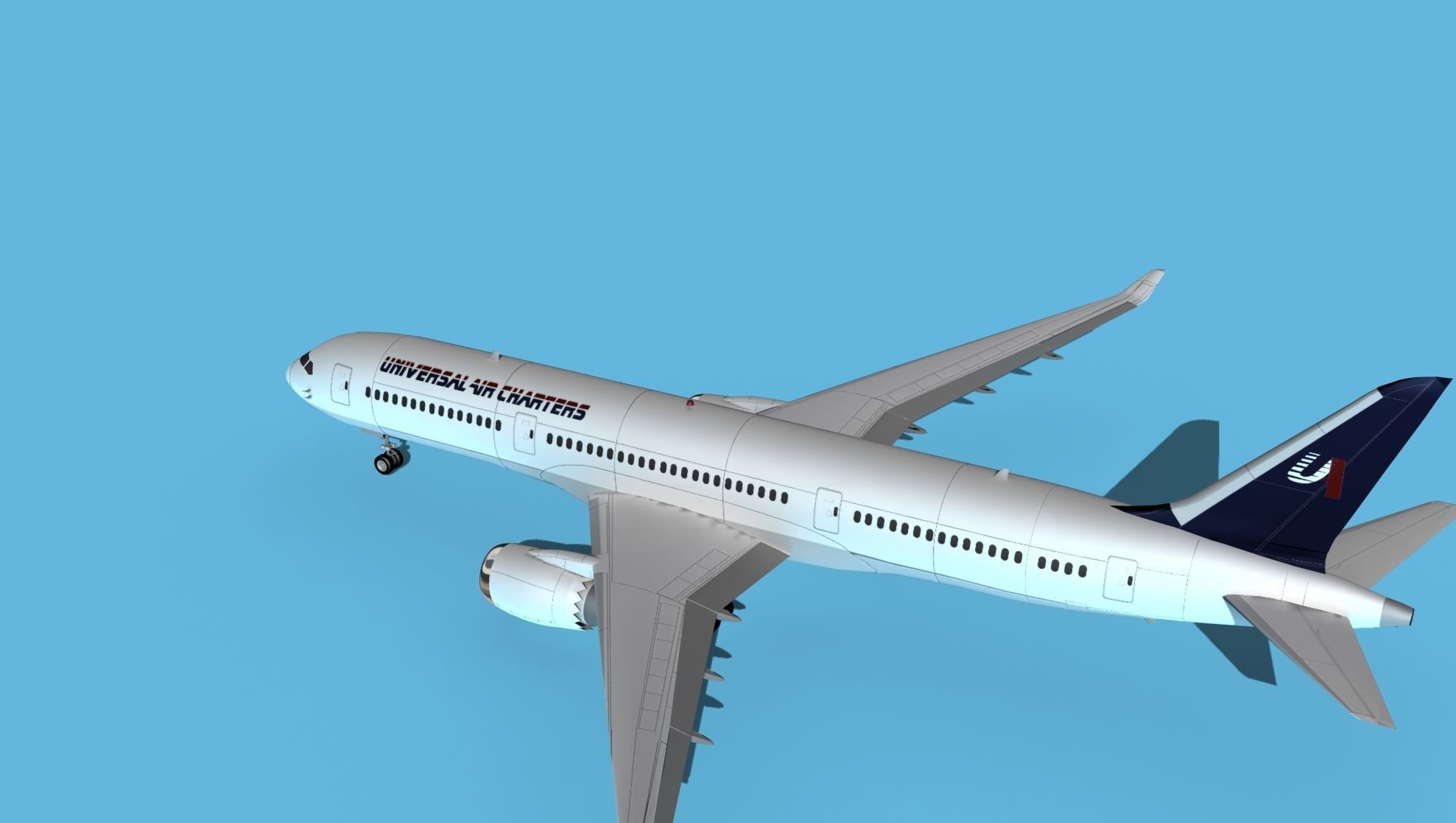 Boeing 787-9 Universal Air Express 3D model_8